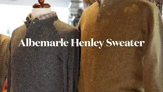 The Albemarle Henley Sweater | 100% British Wool, Made in Scotland