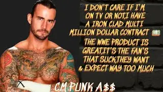 CM Punk говорит, что ему плевать на активность, он и так зарабатывает миллионы, а проблема в фана...