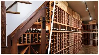 75 Traditional Brown Floor Wine Cellar Design Ideas You'll Love 🔴
