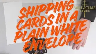 How to Ship 1 -3 Trading Cards in a Plain White Envelope (PWE) - Magic, Pokemon, and More!