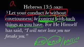 The Word for Today Hebrews 13:5