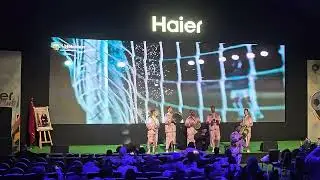 أجواء Haier Fan Zone خلال مباراة الترتيب بين مصر ونيجيريا 