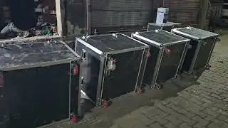 Heavy duty flight case ( jindle channal, 9 mm ply, Rubber foam)