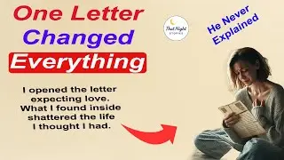 He Said He Was Just Tired 💔 | Emotional Story | Learning English Through Stories Level 1 (A1/A2)