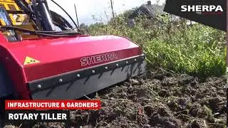 Infrastructure & Gardners | Rotary Tiller | SHERPA mini-loaders