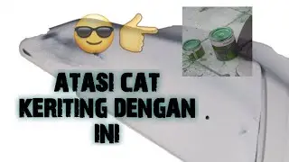 cara mengatasi cat keriting || cat ngangkat #keriting