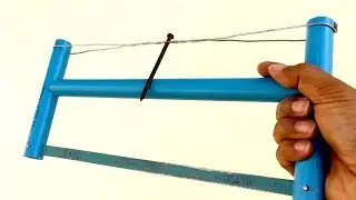 How to Make a Power Hacksaw at Home from Easy Steps | Creative Channel