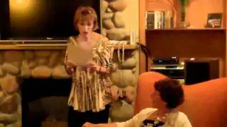 Dena sings to Cheryl - Man it feels good at 60