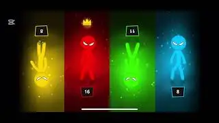 STICKMAN PARTY | TOURNAMENT MODE 1234 PLAYER RANDOM MINI GAME | PART 2  #stikcmanparty #offlinegame