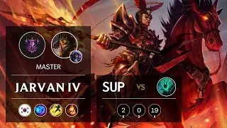 Jarvan IV Support vs Thresh - KR Master Patch 9.6