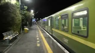 Outside the train