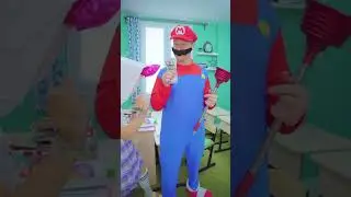 Skibidi Toilet School in real life! I became a TV man agent! #funny #trending #skibiditoilet