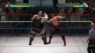 King Kong Bundy vs. Road Warrior Hawk: Showdown Legends Of Wrestling Gameplay