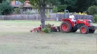 Debbie Mowing The Lawn Kubota and Pro-Flex 120