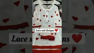 beautiful lace suit designs 😍 | trending designs ✨ #voicebyalshifaansari10 #viral #lacesuitdesigns