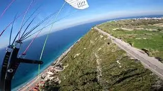 Chasing Shadows: Paragliding Monte Smith Rhodes Greece