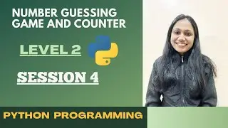 || Number guessing game and counter ||LEVEL 2 || SESSION 4 ||3 chances to user to guess the number||