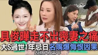 具俊曄走不出喪妻之痛，大S過世1年忌日內幕，名嘴許聖梅揭密前因後果【新聞挖挖哇】每周精選