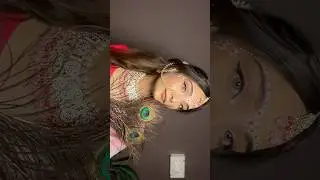 Radha Rani look❤️🪷#makeup #radhakrishna #radharani #janmashtamispecial #ytshorts #shortsviral