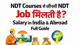 NDT Courses से कौनसी NDT Job मिलती है? Salary in India and Abroad Full Guide #youtubevideos  