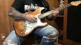 WHILE MY GUITAR GENTLY WEEPS - TOTO ( COVER ) 