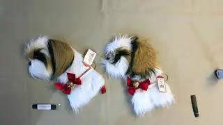How to groom your Shih Tzu dog Christmas stocking by Hearth Hounds
