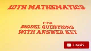 10th PTA Model Question Paper - 2 (2 Mark)