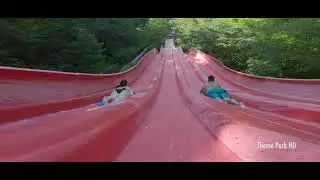 Slick Rock Racer Mat slide on ride POV at Dollywoods Spash Country
