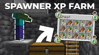 Easiest Zombie/Skeleton Spawner XP Farm for Minecraft 1.20