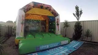 Tinkerbell Bouncy Castle Hire Perth - Love Bouncy Castles