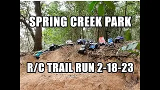 New location, sweet lines!  Spring Creek Park R/C Trail Run!