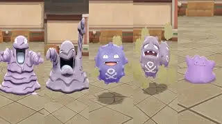 Grimer,Muk,Koffing,Weezing & Ditto Locations