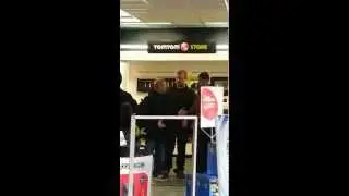Customer goes mad in Halfords Shirley, UK 12/01/203
