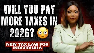 The NEW Tax Law Explained for Individuals: What It Means for YOU in 2026! TAX Avoidance? 