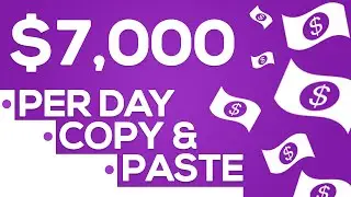 Earn $7,000 Copy Pasting Using NEW App For FREE (Make Money Online)