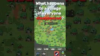 What Happens to a Worldbox Village if Everyone Disappears? #worldbox #viral #fyp #worldboxgameplay