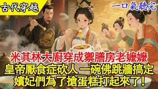 【一口氣聽完】米其林主廚穿成禦膳房老嬤嬤，靠一碗佛跳牆征服厭食症皇帝！嬪妃為搶蛋糕打起來了！🍲🍰#穿越 #有聲書 #爽文 #古言 #美食