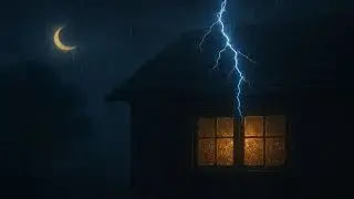 End Sleepless Nights in 3 Minutes with Growling Rain & Shrill Thunder on Rickety Tin Roof at Night