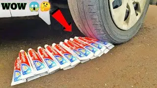 How to car and colgate experiment || इसमें दिल छुलिया कितना amazing 🙄#crazyxyz