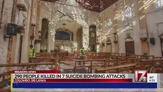 Officials say at least 290 killed in Sri Lanka Easter bombings