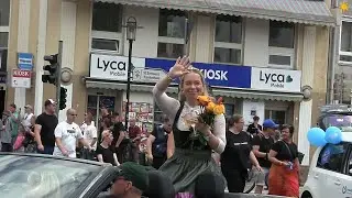 Schützenfest Hildesheim 2025 - Schützenumzug / Ecke Andreaspassage / Schützenausmarsch / 29.6.2025