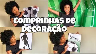 COMPRINHAS DA SHOPEE PARA A DECORAÇÃO DO QUARTO| TEMA FUTEBOL ⚽️