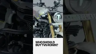 Who should get one? | TVS Ronin FAQ #2