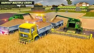 Farm Truck Driving School 2021: USA Farming Games - Tractor Farming Sim - Tractors Games - Gameplay