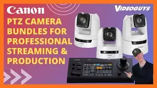 Canon PTZ Camera Bundles for Professional Streaming & Production | CR-N100, CR-N300 & CR-N500