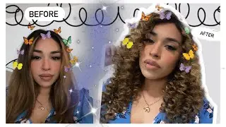 CURLY HAIR TUTORIAL