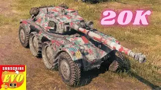 Panhard EBR 105 - 20K Spot + Damage  World of Tanks,WoT tank battle