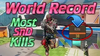 I BROKE THE WORLD RECORD! Most SnD Kills in BO3!