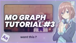 Motion-Graphics Tutorial #3 |  After Effects AMV Tutorial