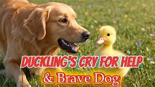 Duckling's Cry for Help & Brave Dog